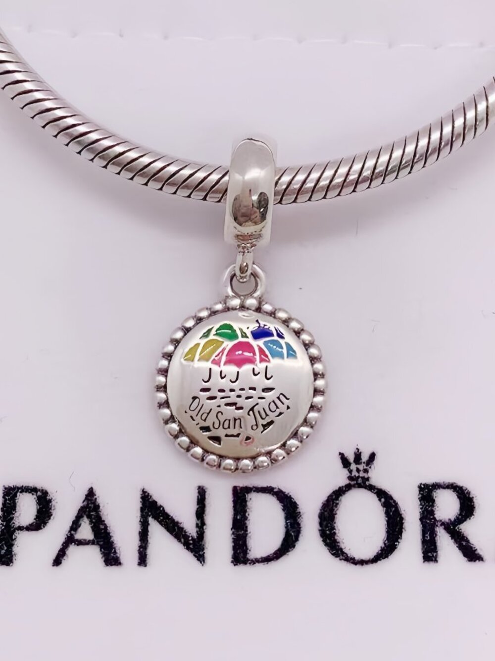 Pandora San Juan Puerto Rico Travel Exclusive Charm Pendant